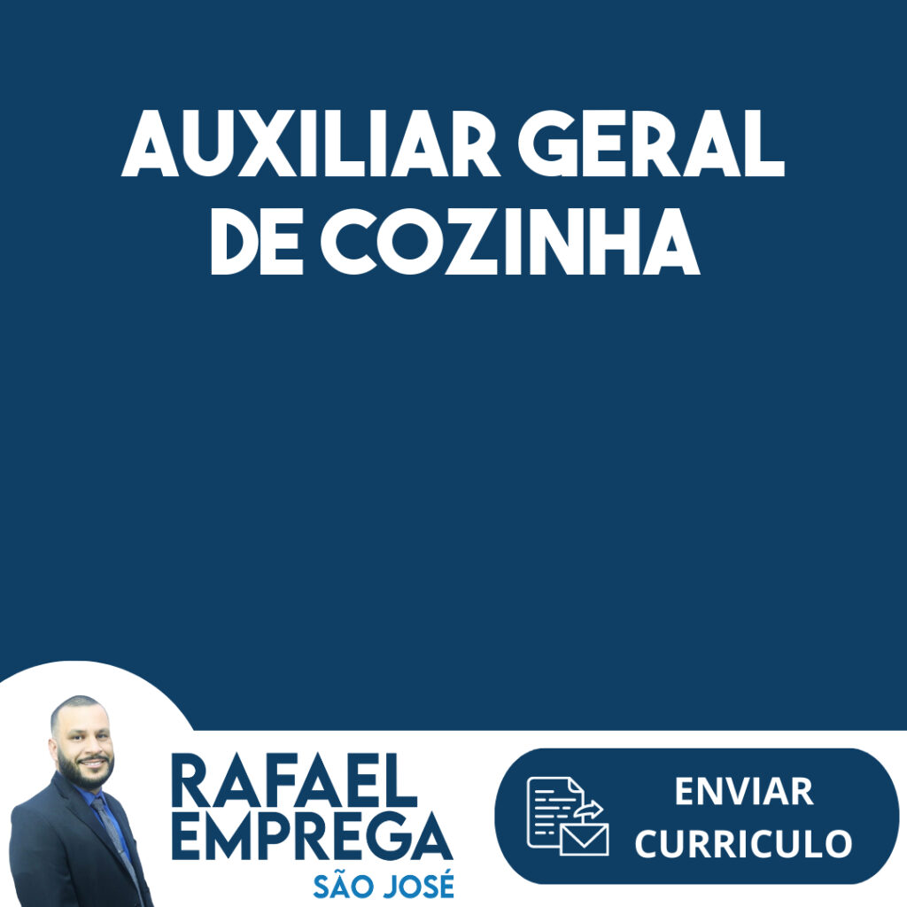 Auxiliar Geral De Cozinha-São José Dos Campos - Sp 1