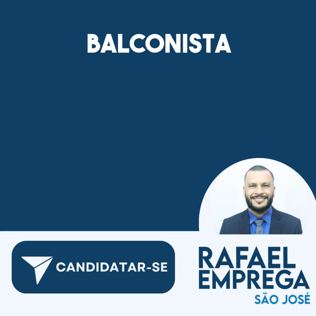 Balconista-São José Dos Campos - Sp 1