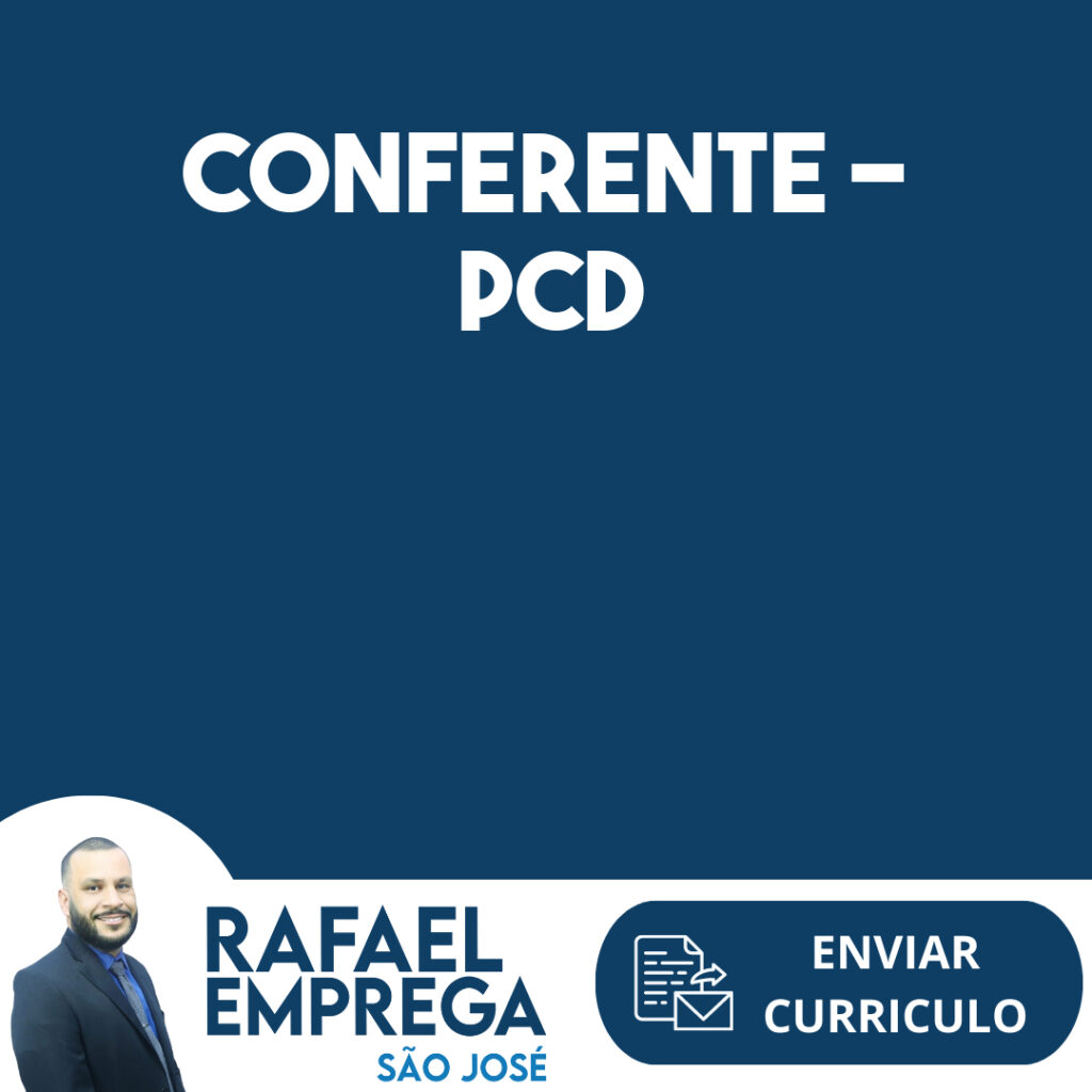 Conferente - Pcd-São José Dos Campos - Sp 1