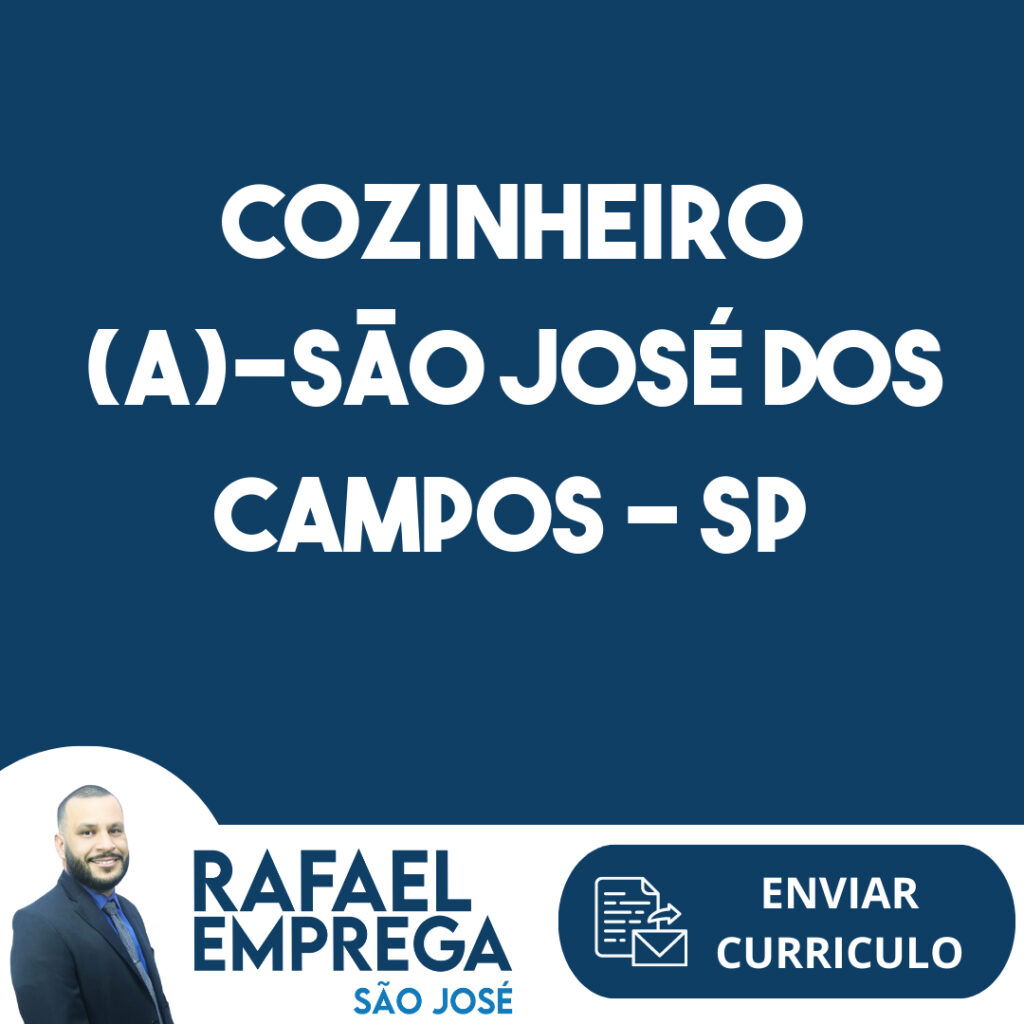 Cozinheiro (A)-São José Dos Campos - Sp 1