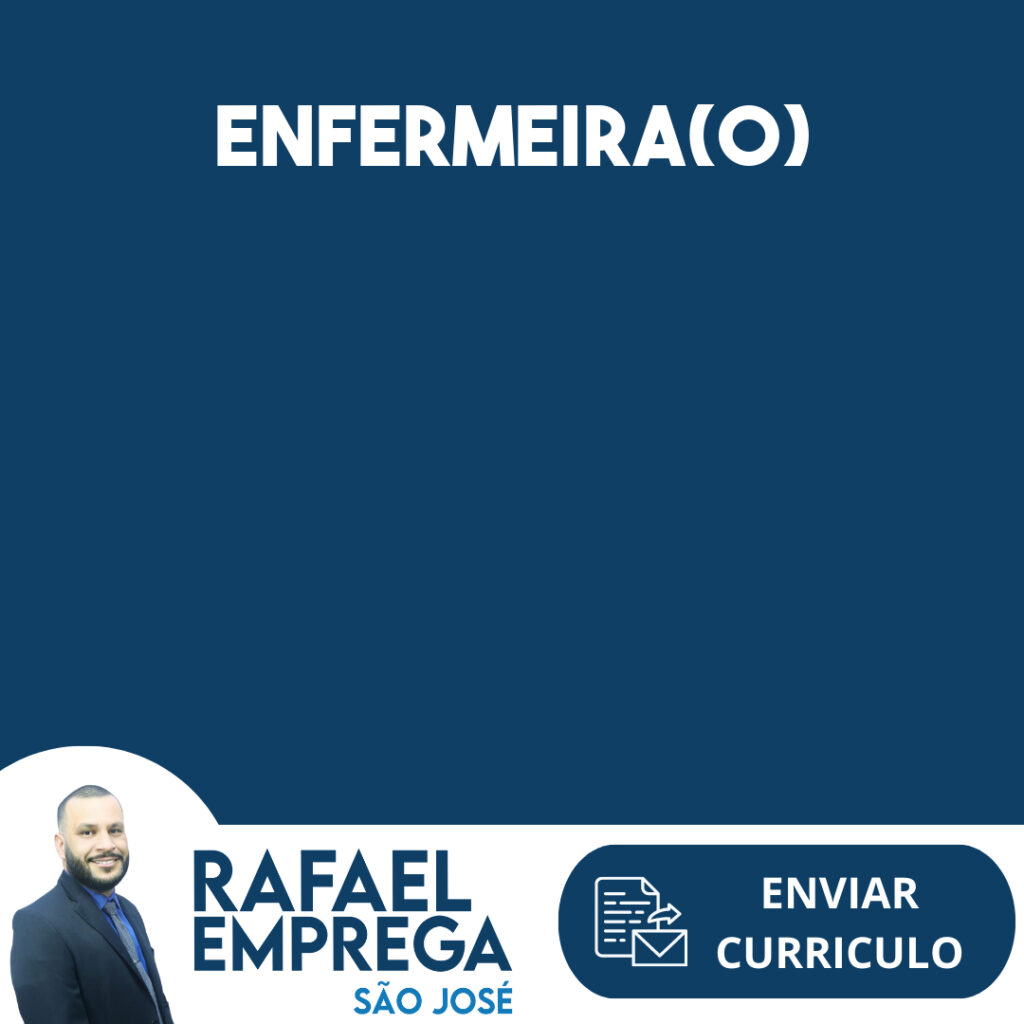 Enfermeira(O)-Jacarei - Sp 1