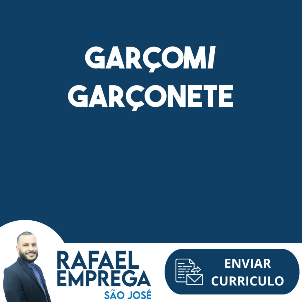 Garçom/ Garçonete-São José Dos Campos - Sp 1