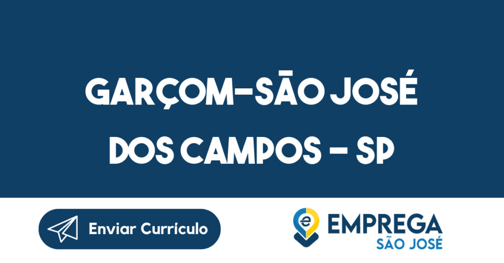 Garçom-São José Dos Campos - Sp 1