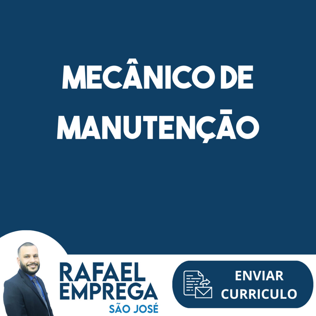 Mecânico De Manutenção-Jacarei - Sp 1