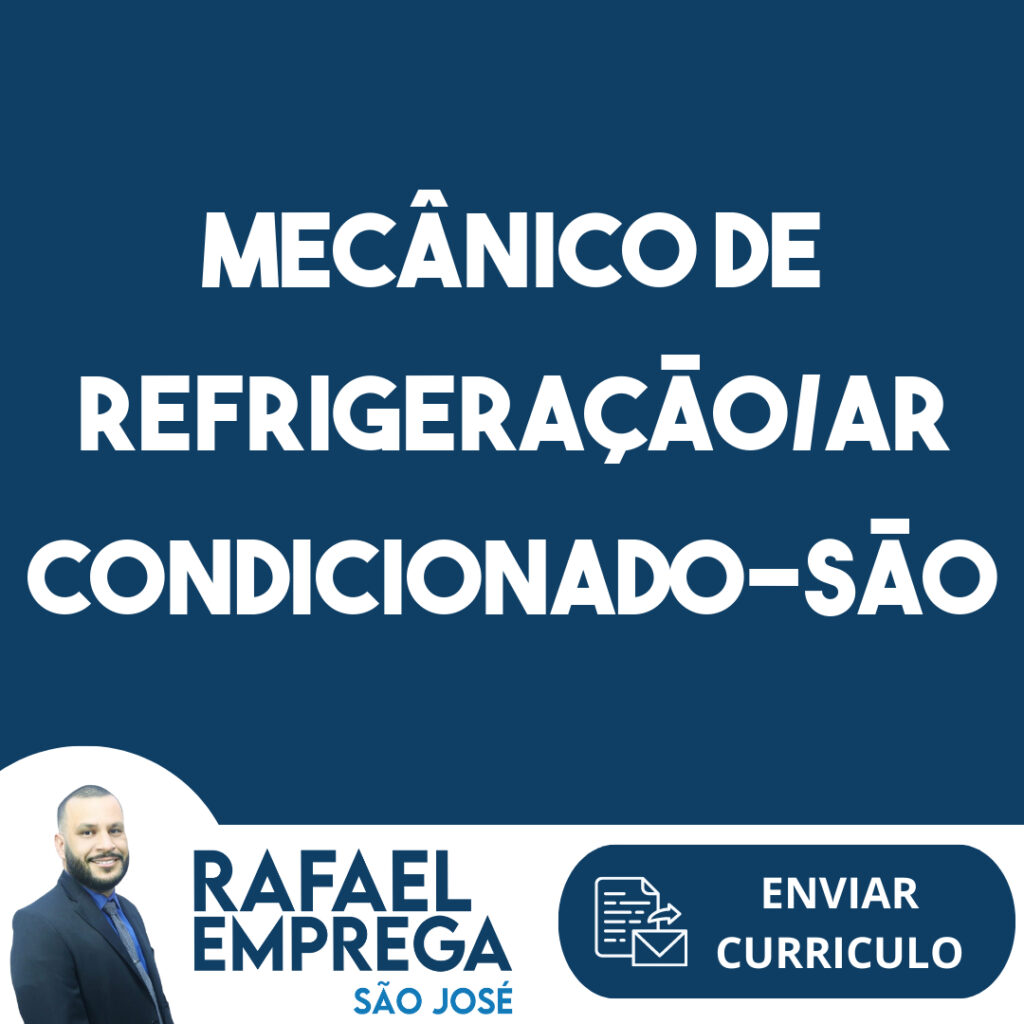 Mecânico De Refrigeração/Ar Condicionado-São José Dos Campos - Sp 1