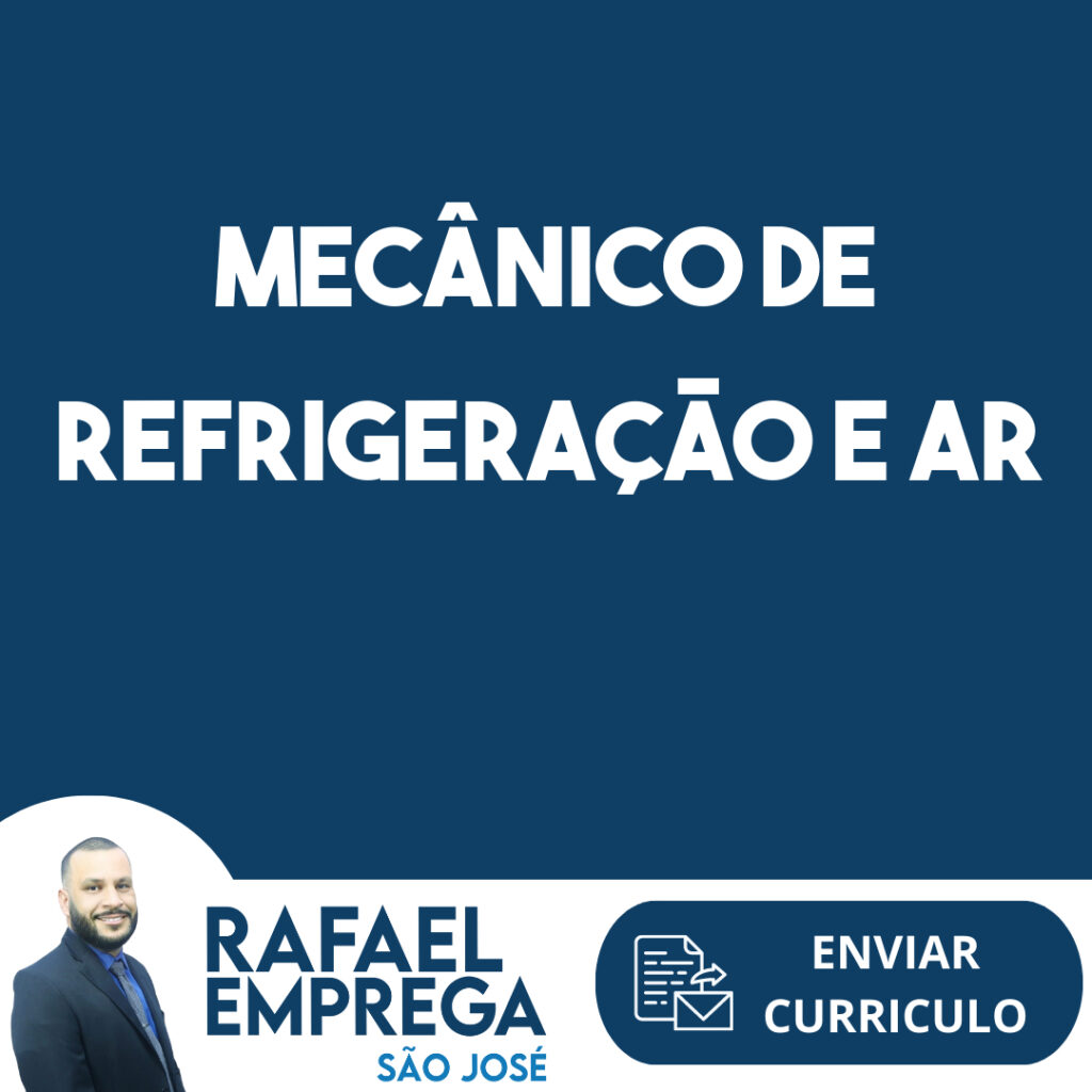 Mecânico De Refrigeração E Ar Condicionado-Jacarei - Sp 1