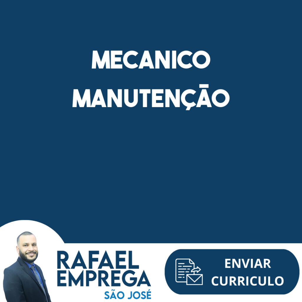 Mecanico Manutenção-Caçapava - Sp 1