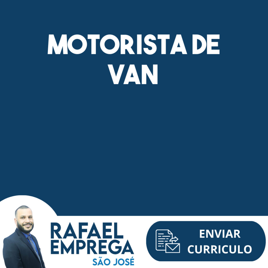 Motorista De Van-Jacarei - Sp 1