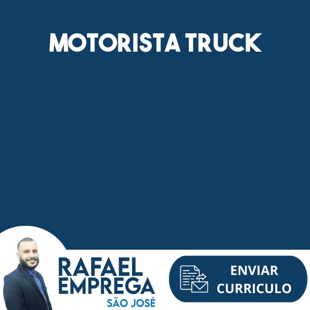 Motorista Truck-São José Dos Campos - Sp 1