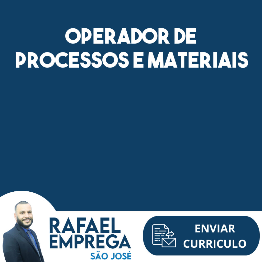 Operador De Processos E Materiais-Jacarei - Sp 1