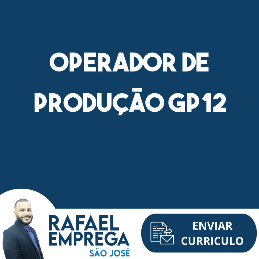 Operador De Produção Gp12-São José Dos Campos - Sp 1