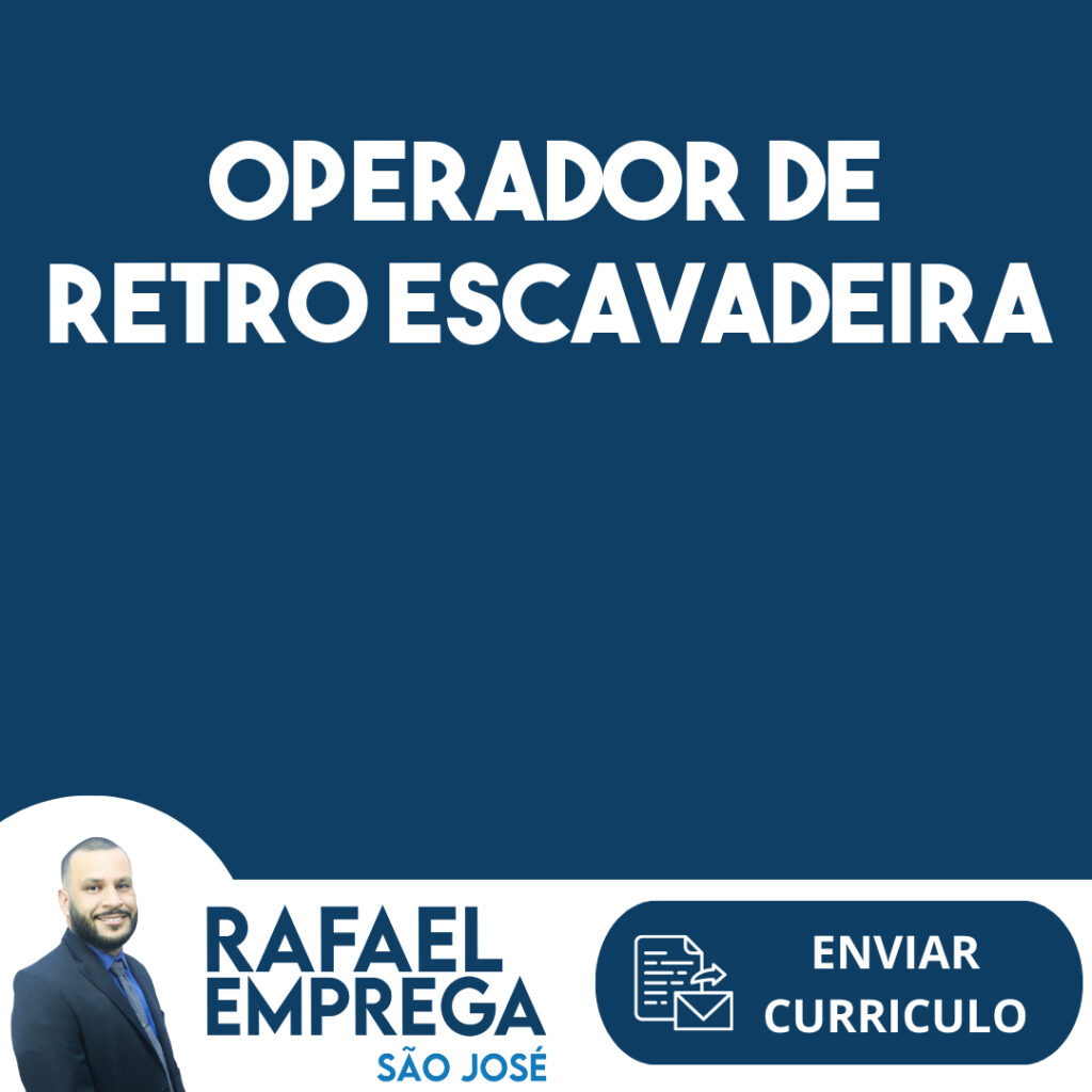 Operador De Retro Escavadeira-São José Dos Campos - Sp 1