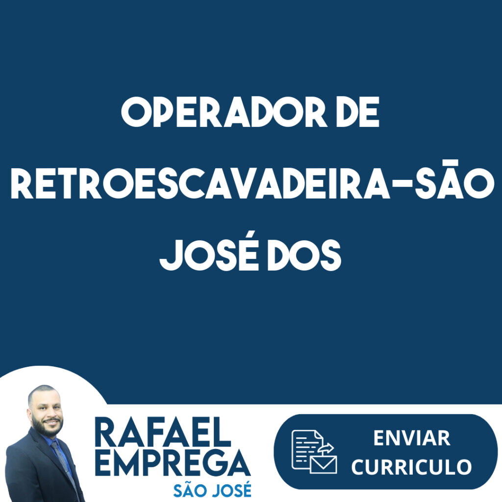 Operador De Retroescavadeira-São José Dos Campos - Sp 1