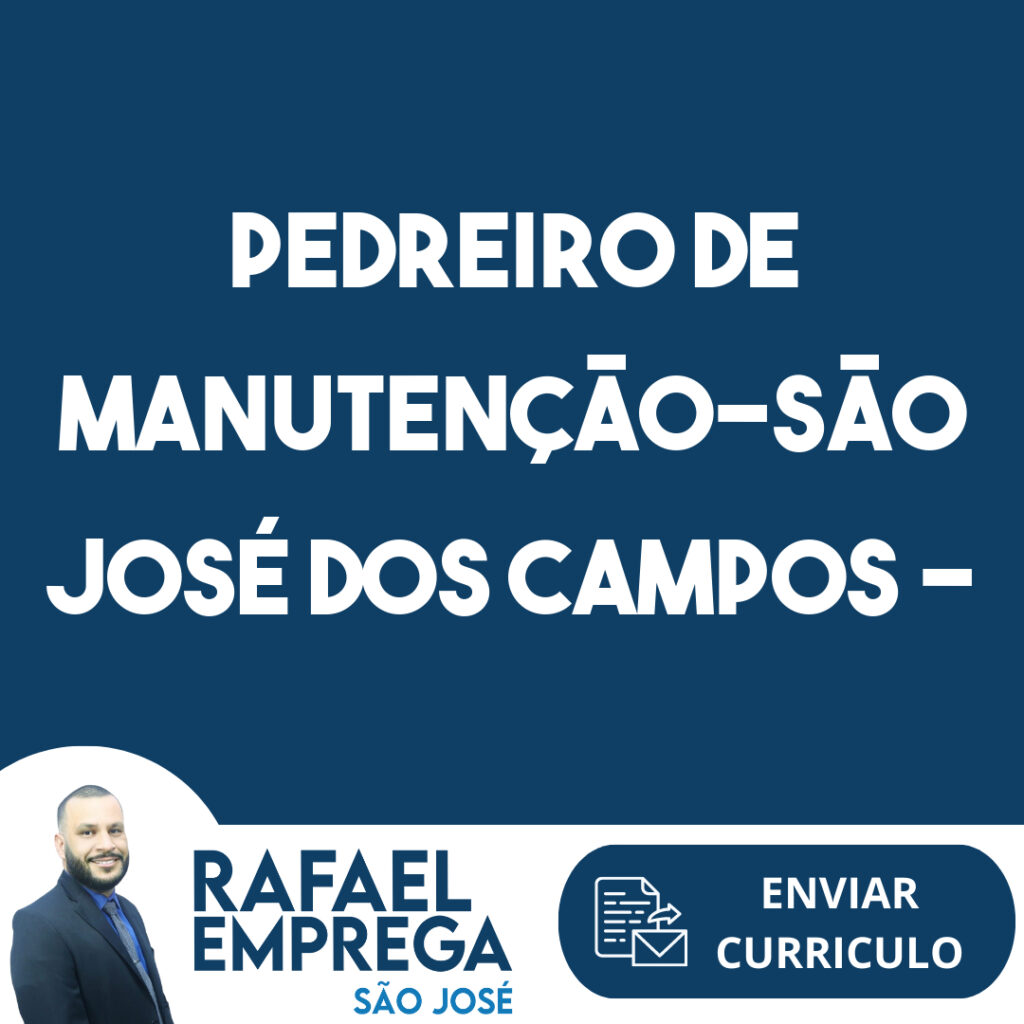 Pedreiro De Manutenção-São José Dos Campos - Sp 1