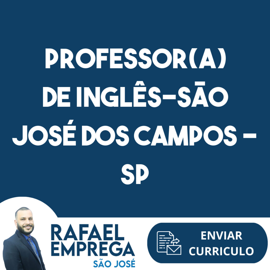 Professor(A) De Inglês-São José Dos Campos - Sp 1