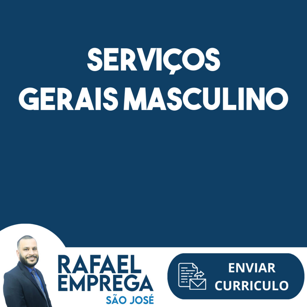 Serviços Gerais Masculino-São José Dos Campos - Sp 1