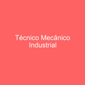 Técnico Mecânico Industrial-São José Dos Campos - Sp 15