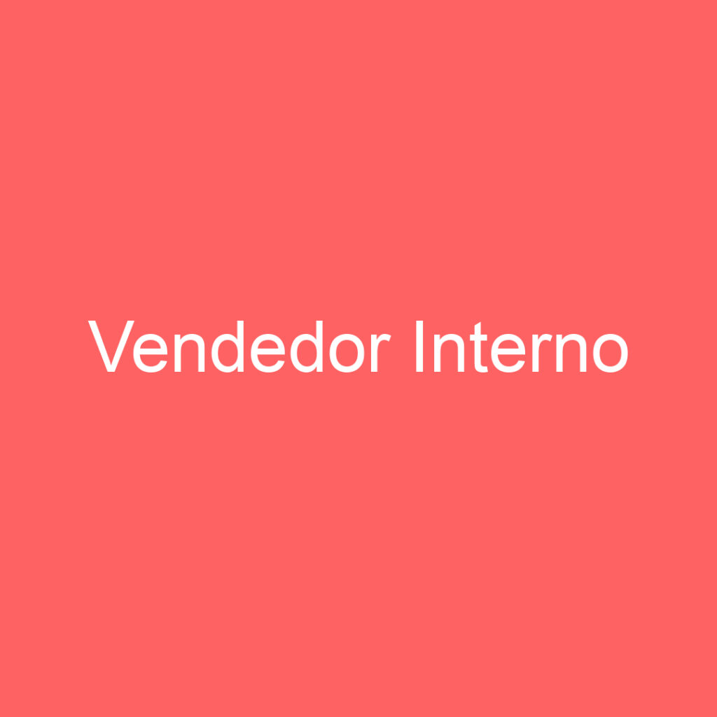 Vendedor Interno 1