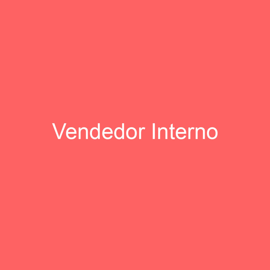 Vendedor Interno 1