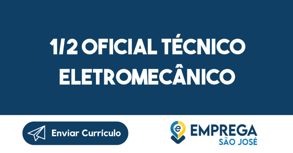 1/2 Oficial Técnico Eletromecânico-Jacarei - Sp 1