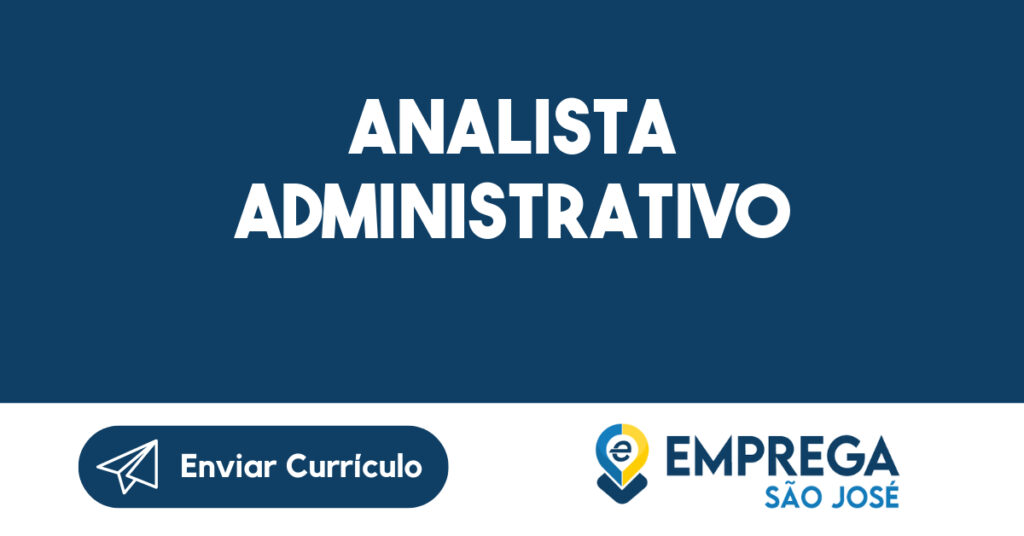 ANALISTA ADMINISTRATIVO-Jacarei - SP 1