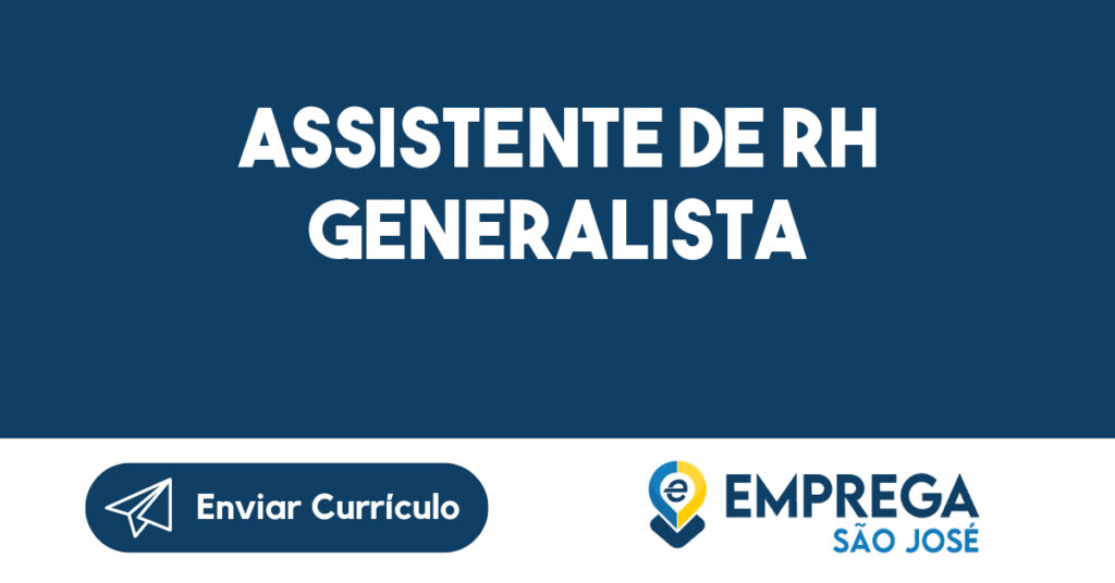 ASSISTENTE DE RH GENERALISTA-São José dos Campos - SP 1