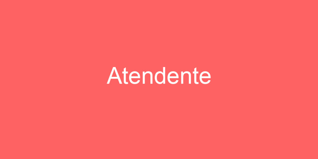 Atendente 1