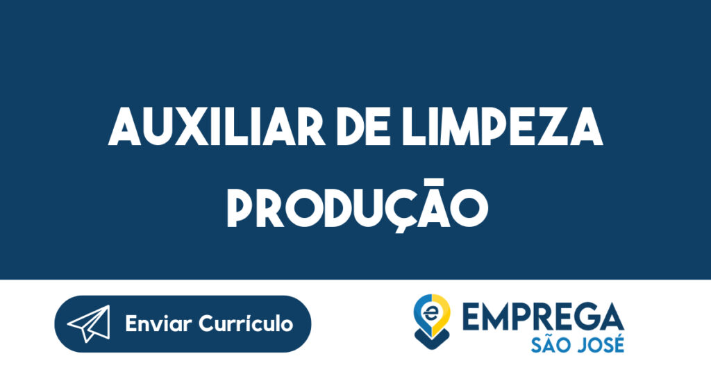 Auxiliar De Limpeza Produção-São José Dos Campos - Sp 1