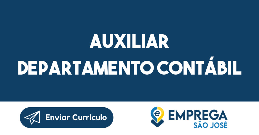 Auxiliar departamento contábil-São José dos Campos - SP 1