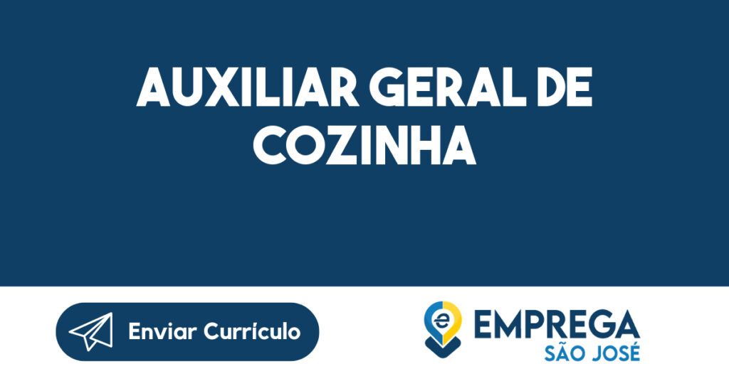 Auxiliar Geral De Cozinha-São José Dos Campos - Sp 1