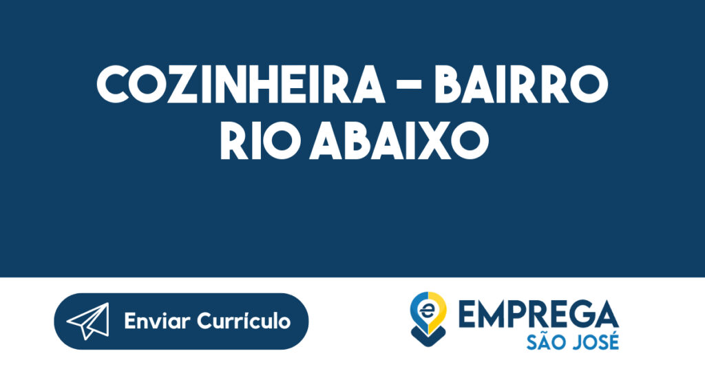 COZINHEIRA – BAIRRO RIO ABAIXO -Jacarei - SP 1