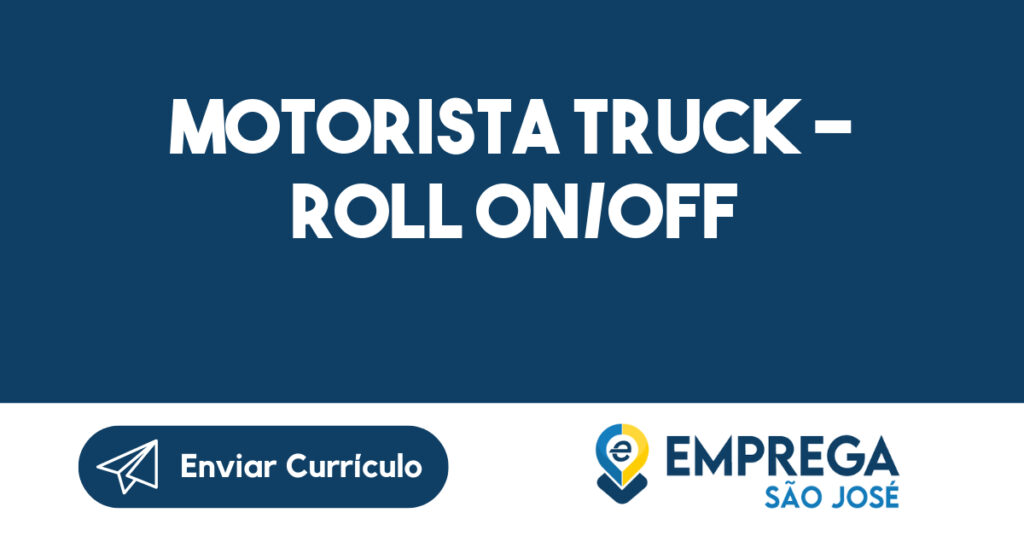 Motorista Truck - Roll On/Off-Caçapava - Sp 1