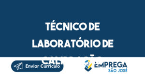 TÉCNICO DE LABORATÓRIO DE CALIBRAÇÃO-São José dos Campos - SP 7