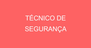 TÉCNICO DE SEGURANÇA 7