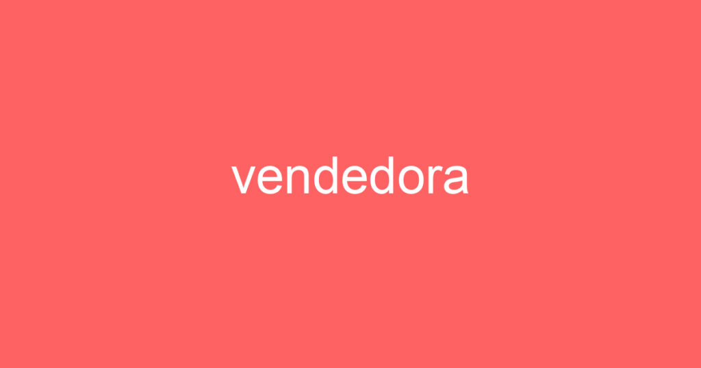 vendedora 1