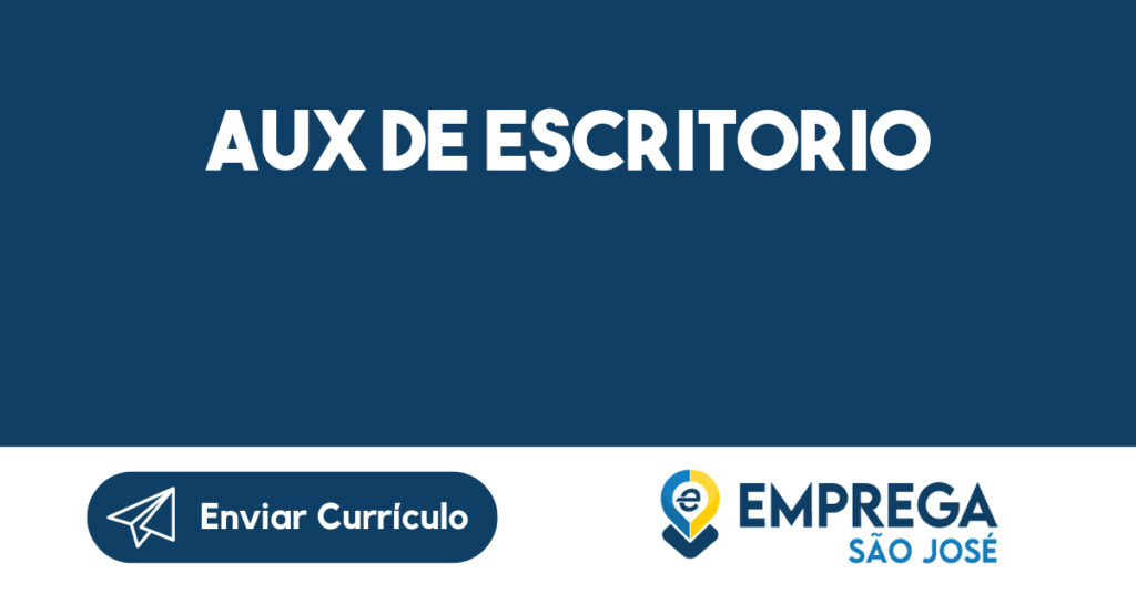 Aux de Escritorio-São José dos Campos - SP 1