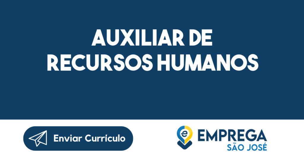 Auxiliar de Recursos Humanos-Jacarei - SP 1