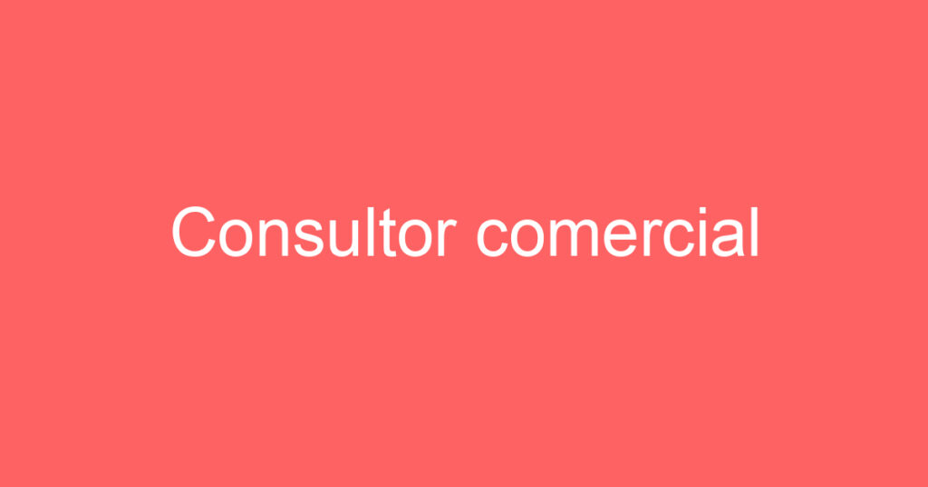 Consultor comercial 1