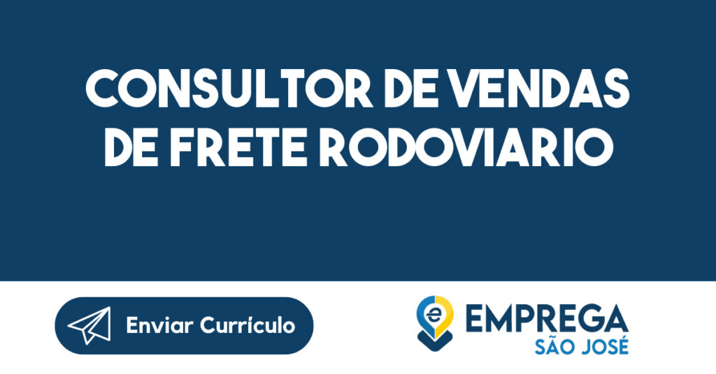 CONSULTOR DE VENDAS DE FRETE RODOVIARIO-Jacarei - SP 1