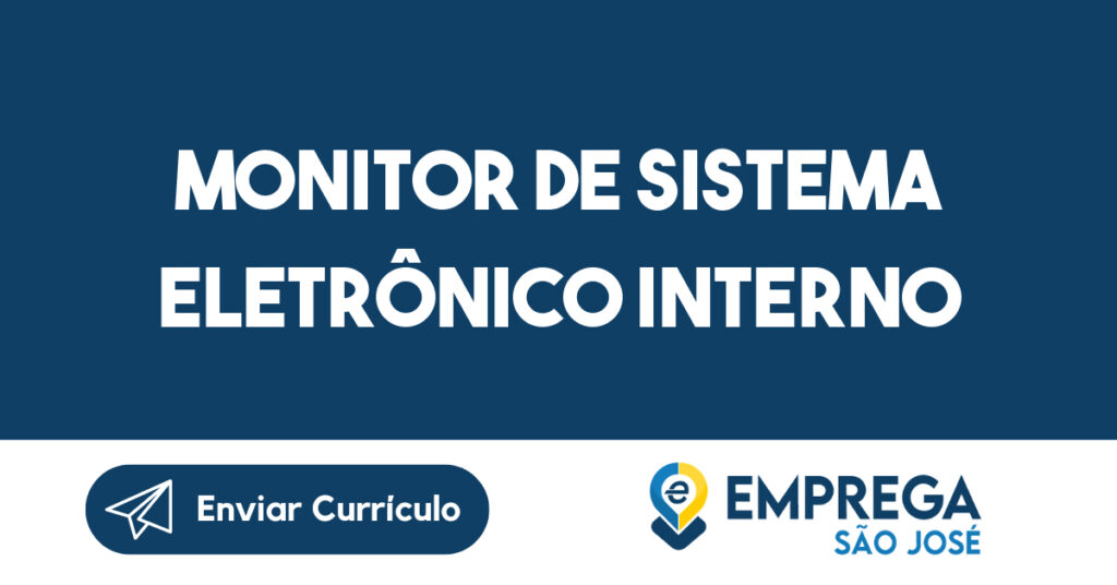 Monitor de Sistema Eletrônico Interno-Jacarei - SP 1