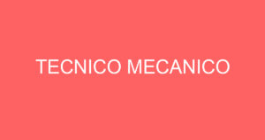 TECNICO MECANICO 9