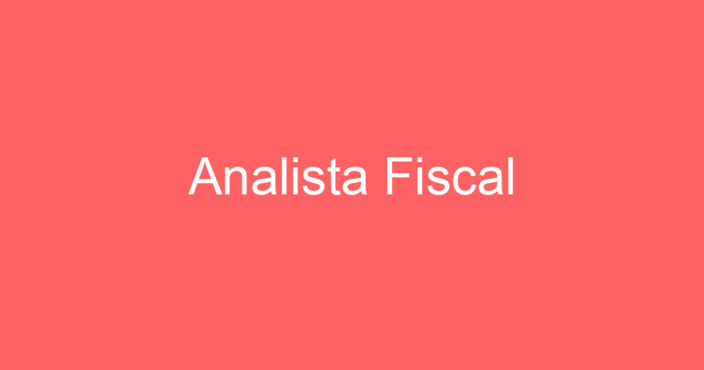 Analista Fiscal 1