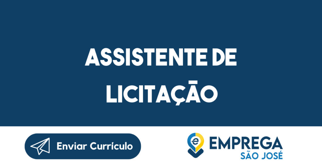 Assistente de Licitação-São José dos Campos - SP 1