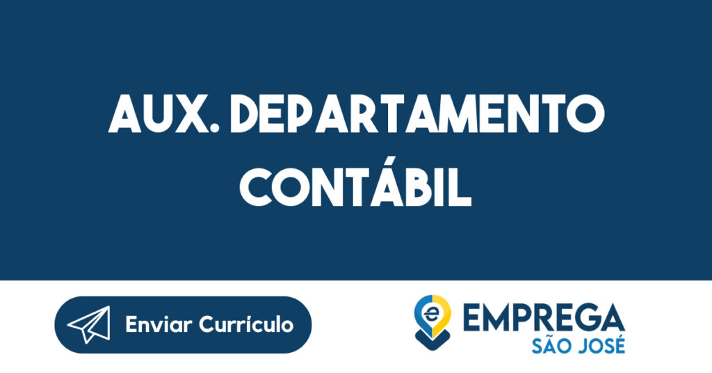 AUX. DEPARTAMENTO CONTÁBIL-São José dos Campos - SP 1