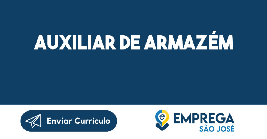 Auxiliar de armazém-Jacarei - SP 1