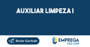 AUXILIAR LIMPEZA I -São José dos Campos - SP 10