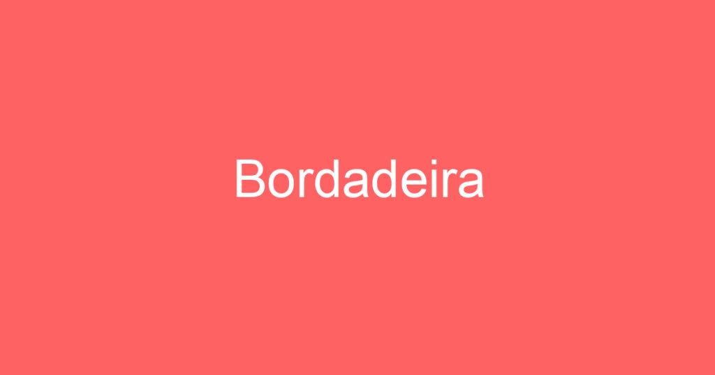 Bordadeira 1