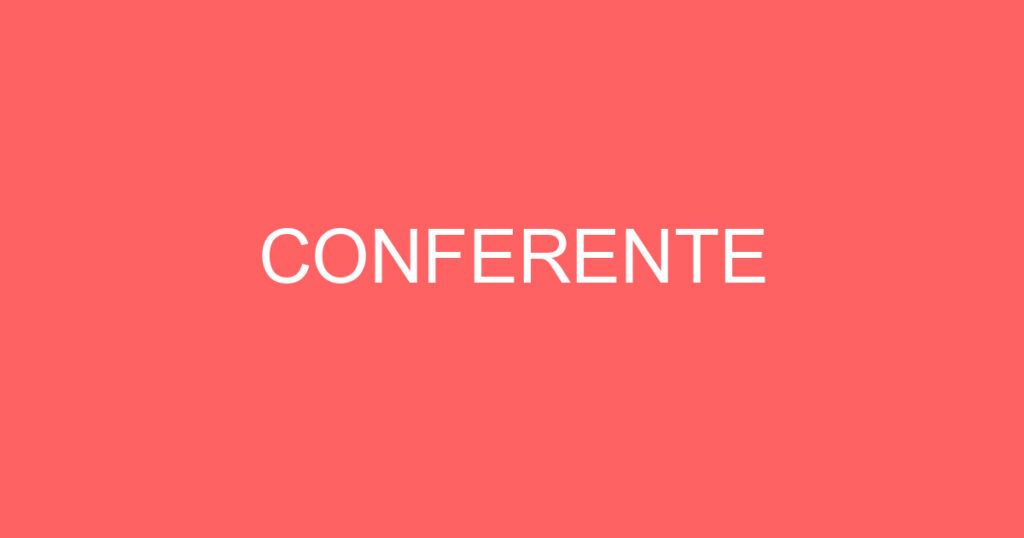 CONFERENTE 1