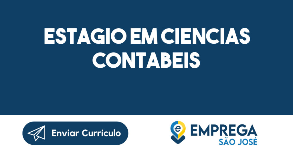 ESTAGIO EM CIENCIAS CONTABEIS-São José dos Campos - SP 1