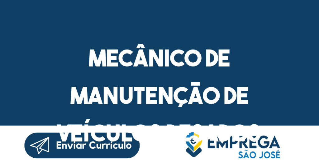 Mecânico de manutenção de veículos pesados-Guararema - SP 1